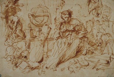 Melancholia by Giovanni Benedetto Castiglione
